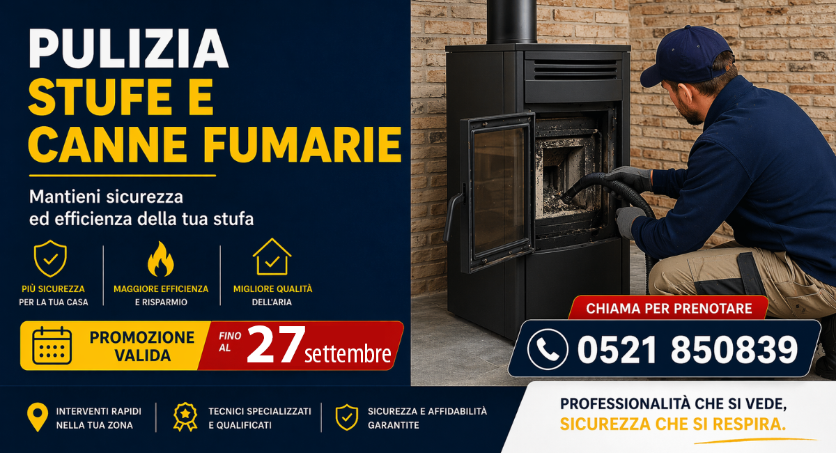 pulizia stufe e canne fumarie